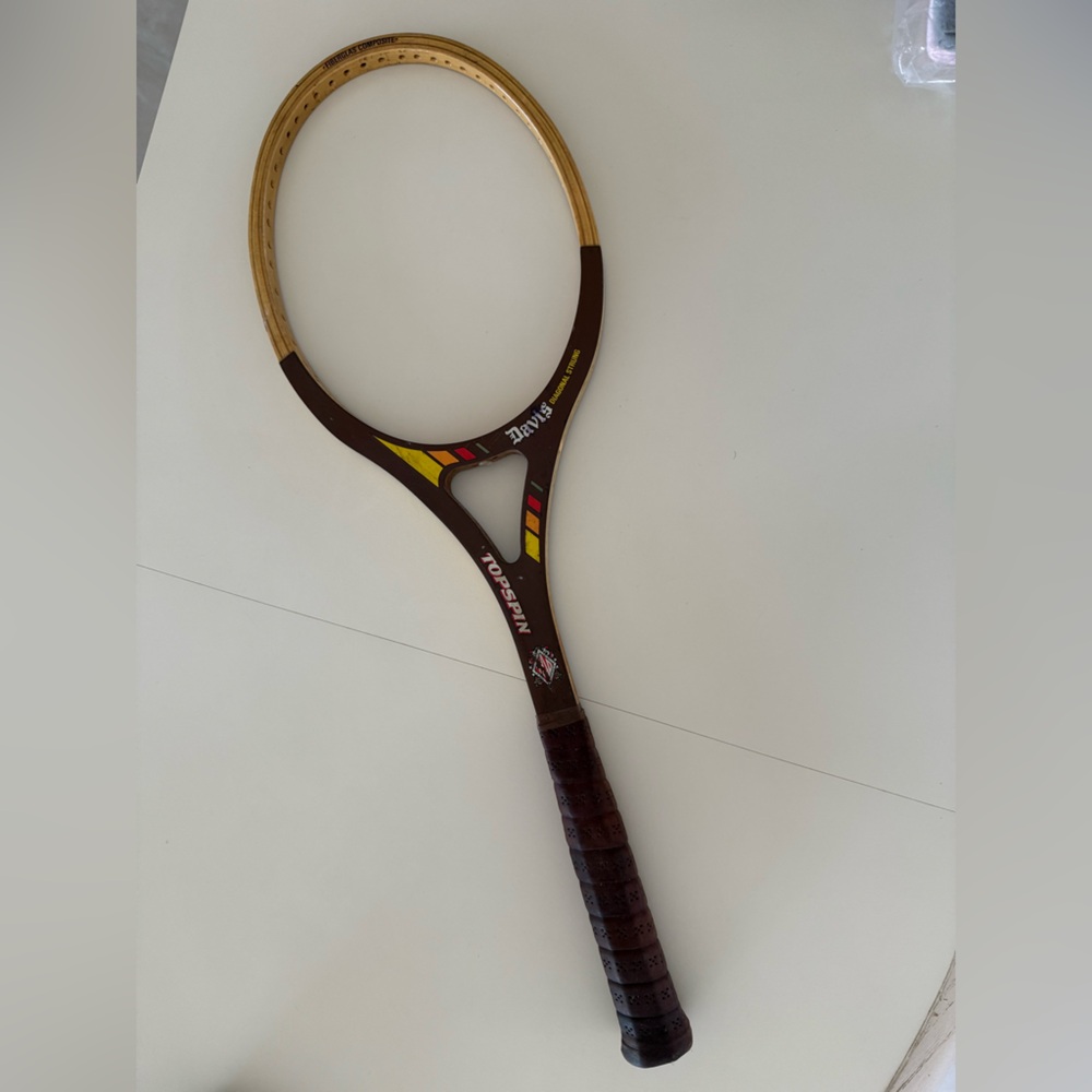 Vintage Davis Wood Tennis Racket
